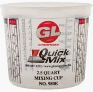 2.5qt mixing container
